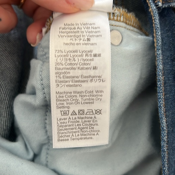 J. Crew denim trouser. Dark wash. NWOT, never worn. - Picture 5 of 8